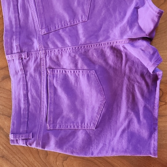 Purple Jean Shorts - Picture 8 of 8